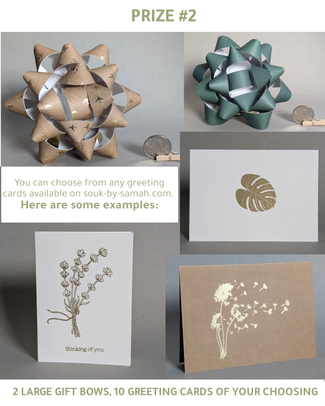 Gift Bows and Greeting Cards